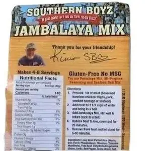 Southern Boyz Seasoning Jambalya Mix it just dont get no better than this