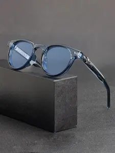 CATERSIDE One Pair With Packaging Character Propionate Eyewear Round Frame CP Temple Craft Unisex Street Style Suitable for Travel, Beach, Driving, Cycling, Music Festivals, and Seaside Weddings