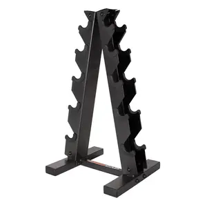 CAP a Frame-Style Dumbbell Stand, Black (Holds 5 Pairs) Cap Barbell