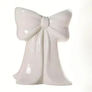 Bowknot-Shaped Makeup Organizer, Makeup tool organizer, Beauty Organizer, Flower Vase for Desk Decor, Bowknot Ornament for Living Room TV Stand, Storage Box for Makeup Brushes & Office Supplies, Brush Holder – Ideal Gift for Girls & Women