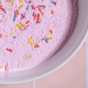 The Pink Cookie Mix - Vegan and All-Natural Dragon Fruit Powder Infused Sugar Cookie Mix for Baking with Natural Sprinkles