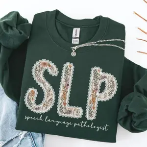 SLP Sweatshirt, Speech Language Pathologist Crewneck, Cozy Gift for Speech Pathologists