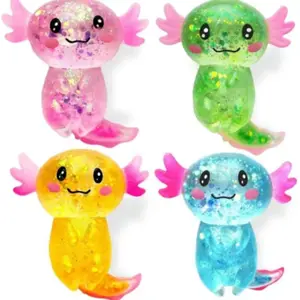 4-Piece Cute Soft Stress Relief Toy Set, Gentle Candy Texture Sensory Twist Eggs, Adult & Kids, Anxiety Relief, Birthday Party Gift