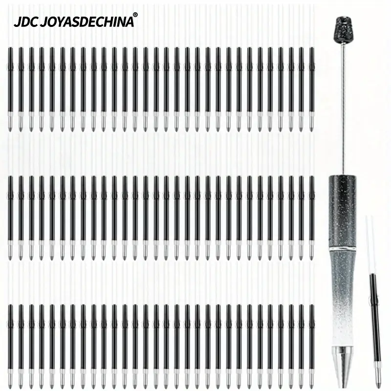 100/300pcs Ballpoint Pen Refills Black/Blue Ink Ballpoint Pen Gel Pen Refills Suitable for Stocking up and Writing in Bulk Wholesale