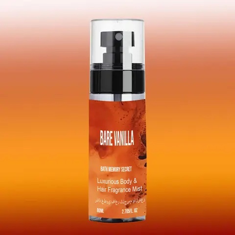 80ml Amber Vanilla Scent Perfume Spray, Edp Spray, Eau De Parfum, Long Lasting Fragrance for Women, Body Spray