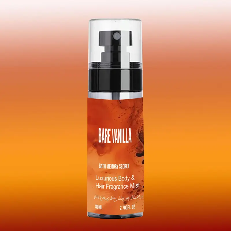 80ml Amber Vanilla Scent Perfume Spray, Edp Spray, Eau De Parfum, Long Lasting Fragrance for Women, Body Spray