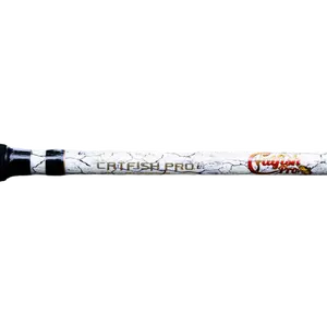 Catfish Pro Testament of Time 1 of 220 7'6" Casting Rod, Sun-Activated Full Glow Baitcaster Rod for Catfish & Big Fish - Limited Edition Rod