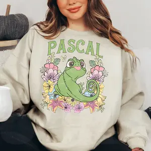 Retro Tangggled Pascal Floral Rapunzellll Family Matching Tee - The Magic Kingdm Unisex Crewneck T-shirt/Sweater - Birthday Gift