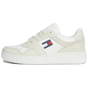 Tommy Hilfiger Leather Low-Top Sneakers for Men in Beige Trending Shoes, House White Official Shoes to Get / Maison Mihara