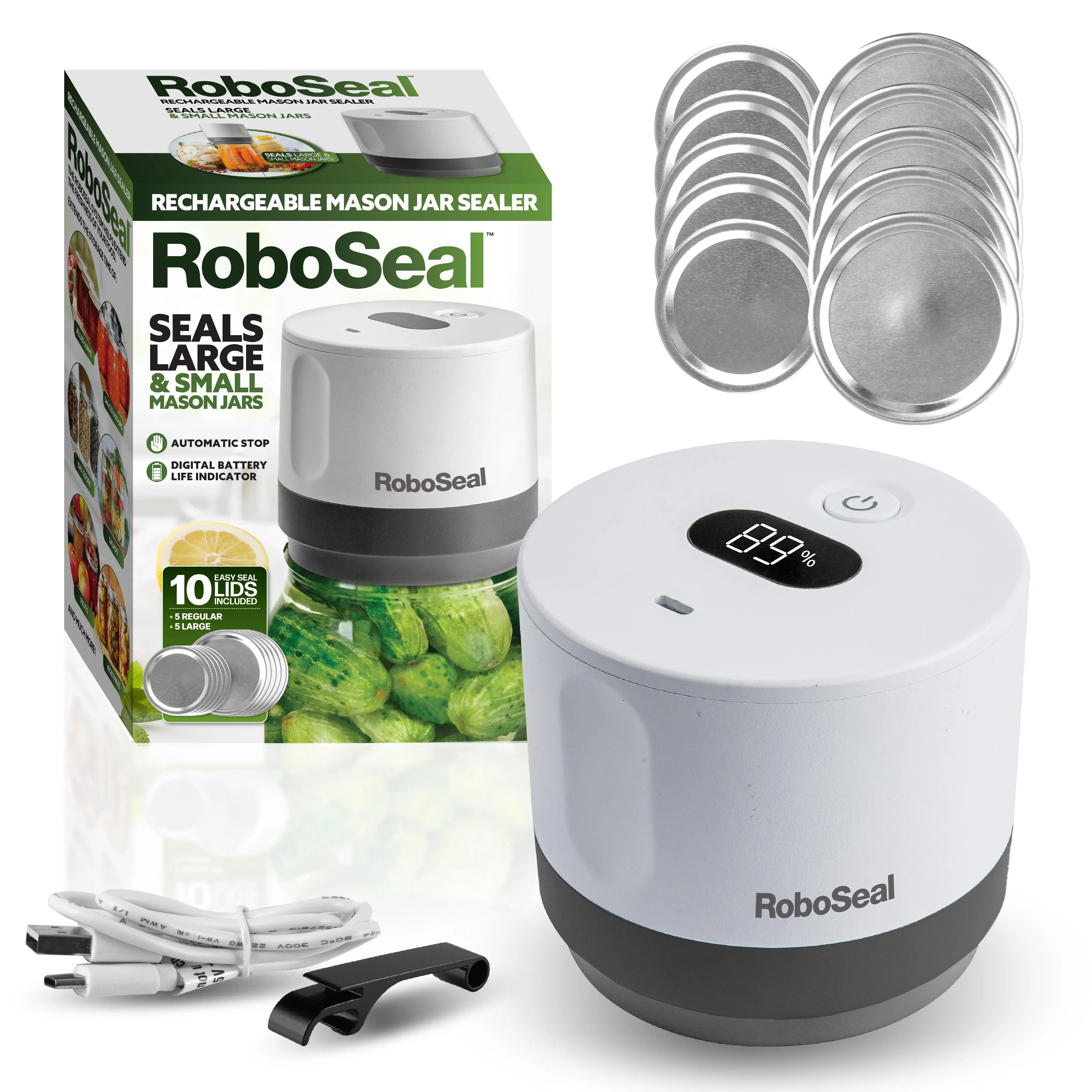 RoboSeal - Electric Mason Jar Sealer RoboSeal - Electric Mason Jar Sealer