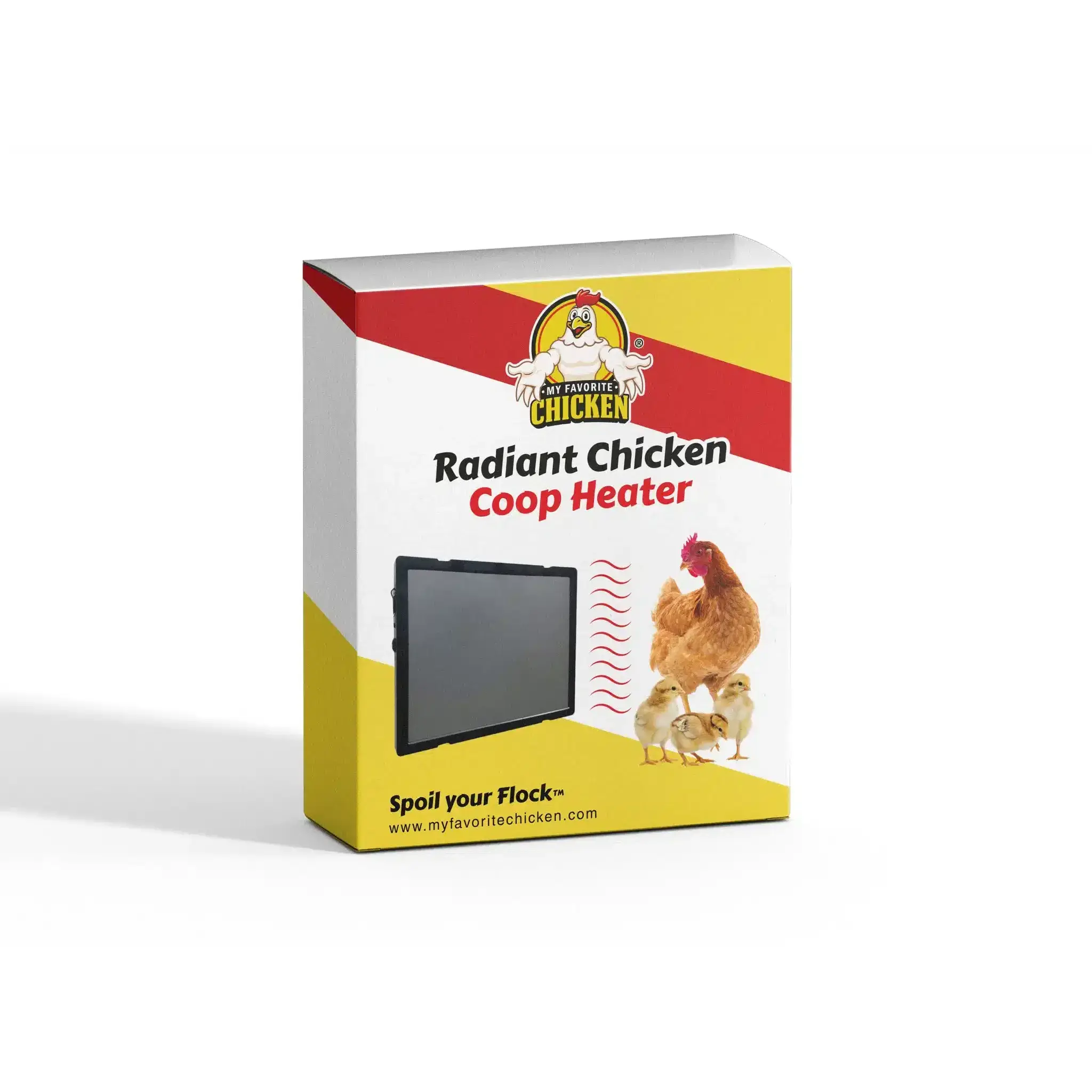 Radiant Chicken Coop Heater | 100W Flat Panel Heater