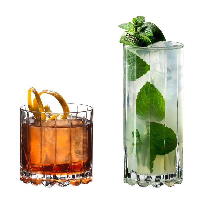 Riedel Set of 8 Rocks and Highball Glasses