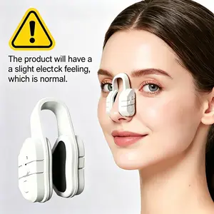 EMS Nose Shaping Clip with 5-Speed Microcurrent, Electric Nose Lifter & Bridge Corrector, Ideal for Daily & Travel Use