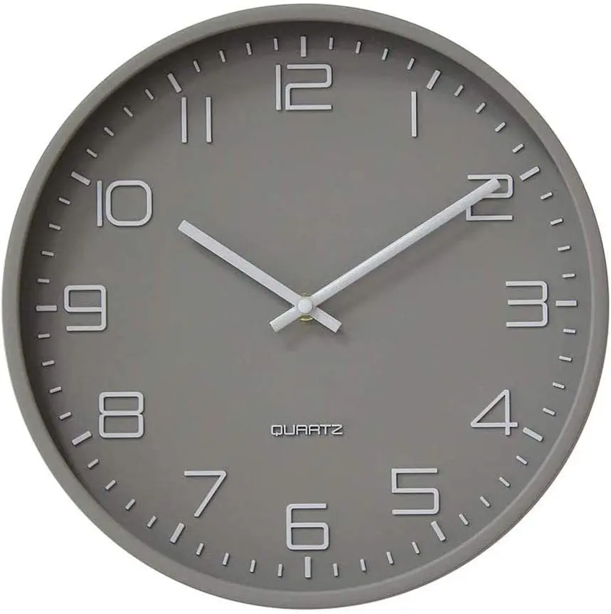 HZDHCLH Wall Clocks for Living Room Bedroom Office Classroom Decor Small Silent Non Ticking Kitchen Wall Clock Battery Operated