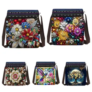 Bucket Calf Diamond Painting Shopping Bag Diamond Art Shoulder Bag Commuting Bag