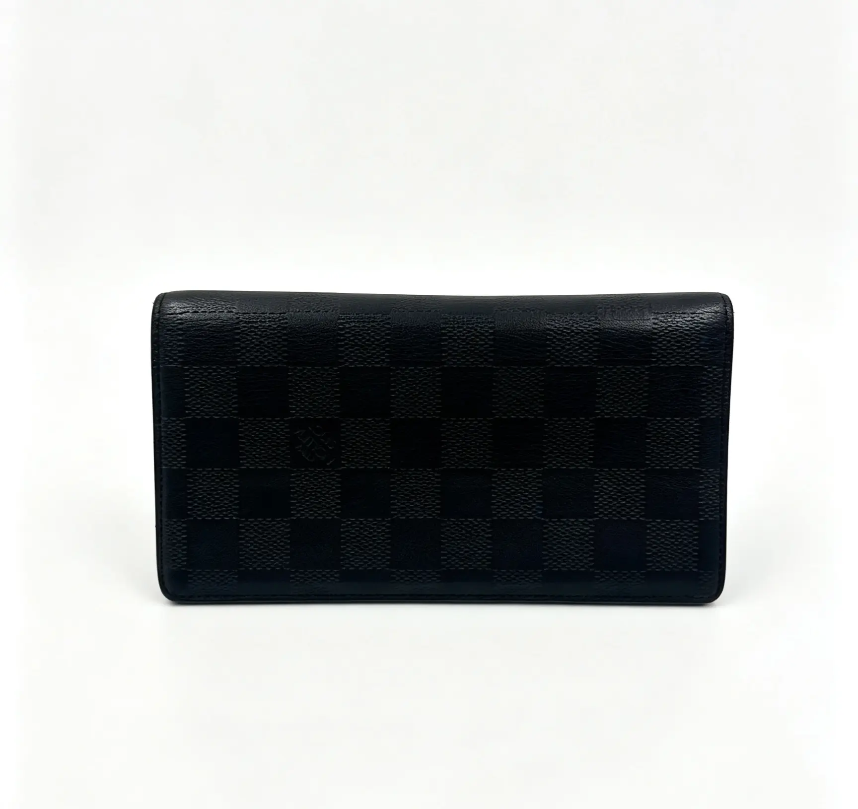 Pre-owned Louis Vuitton Damier Graphite Brazza Wallet A101623