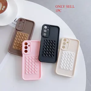 Suitable for Samsung series S26/S26Plus/S26U/S20/S20FE/S20U/S21/S21PLUS/S22/S22U/S23/S23U/S23PLUS/S24/S24U/S25/S25U, multifunctional (suction cup), strong adhesive smooth surface Protective Shockproof anti drop phone case, Cover
