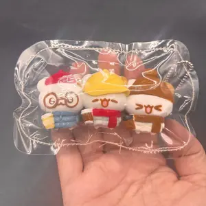 Pack of 3 mini hamster taba cutie taba squishy