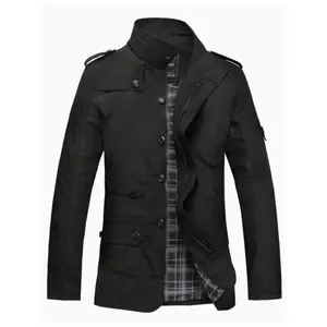 2025 New European And American Size Spring And Autumn Mid-Length Jackets for Men, Windproof Casual Wear, Loose Outerwear, Trench Coats, And Jackets.