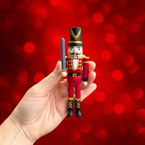 Little Nutcracker Fidget Toy - 3D Nutcracker Toy - Stocking Stuffer - Christmas Gift - Nutcracker Desk Buddy - Christmas Fidget