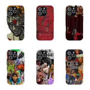 Hip Hop Rapper Y Thug Portrait Phone Case for All iPhone Models