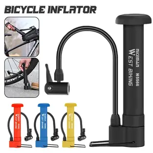 Portable Mini Bike Pump | Universal Air Pump for Bikes, Motorcycles & Balls | Lightweight & Fast Inflation | 80 PSI High Pressure | Cycling Essential | Outdoor Sports Equipment | Outdoor Sports Gear
