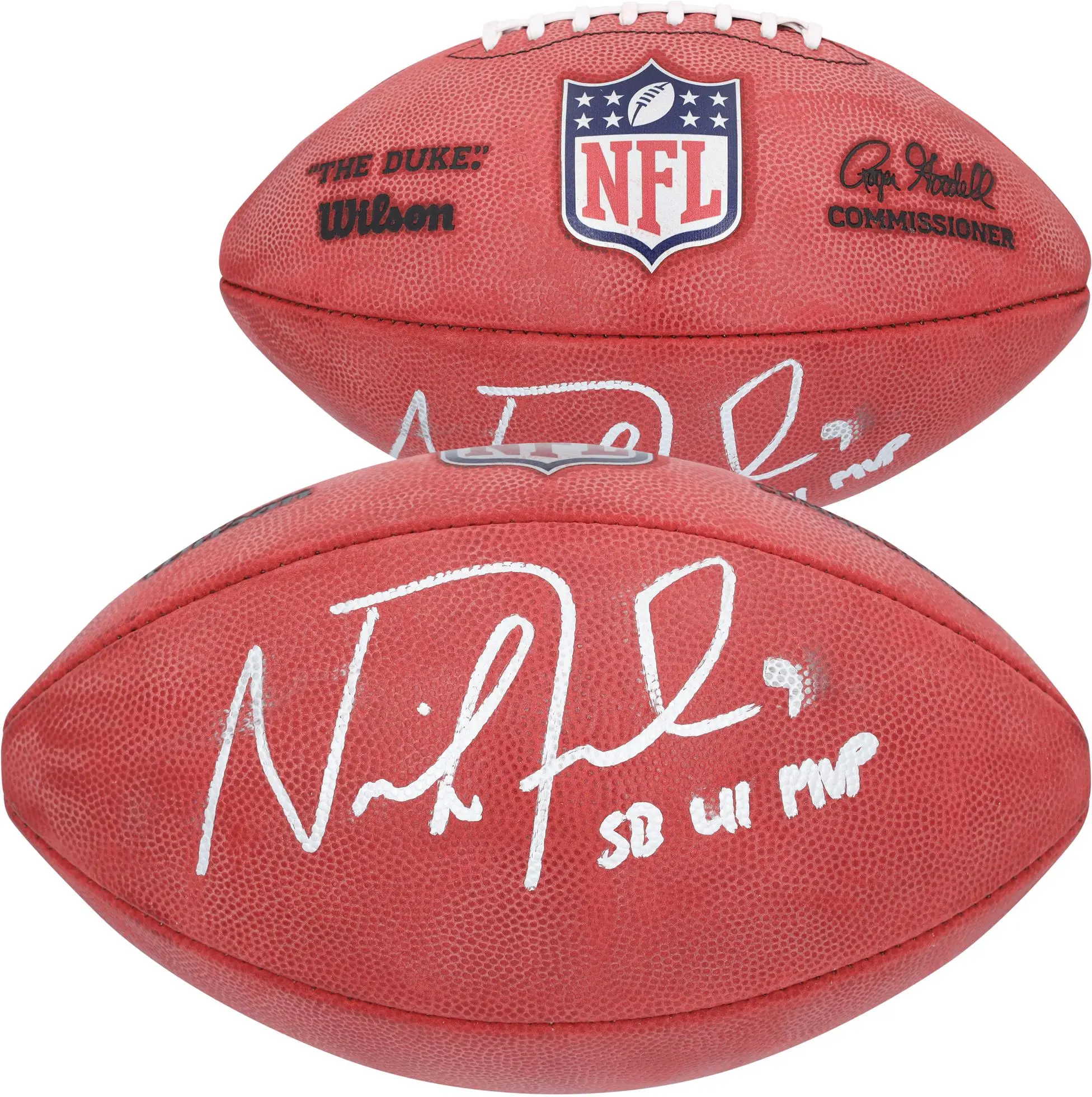 Nick Foles Philadelphia Eagles Autographed Duke Full Color Football with "SB LII MVP" Inscription - Fanatics Authentic Certified