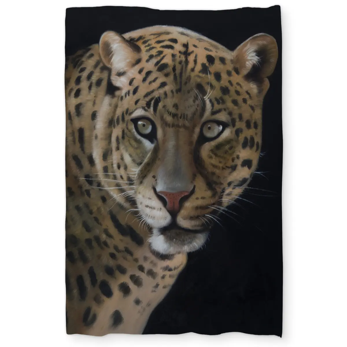 360 Stand Hyperrealism Printed Leopard Brown Twin Extra-Long Duvet Cover - Soft Fabric, Machine Washable, Bold-Look Luxury Bedding Linen for Home Bedding Decor, Printed Face, Pattern Duvet Cover