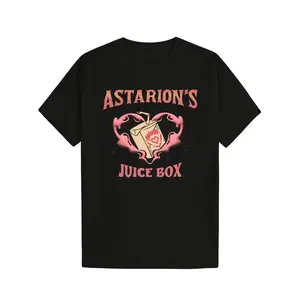 Funny Astarion Game Fan Juice Box T-Shirt 100% Cotton, Perfect Gift For Men, Women, Family & Friends, Soft & Cozy - 220g