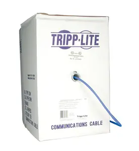 Tripp Lite TRL-N020-01K-BE Cat5e 350MHz Bulk Stranded-Core PVC Cable, Blue - 1000 ft.