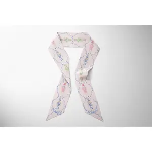 Watercolor Nutcracker Silk Twilly Scarf