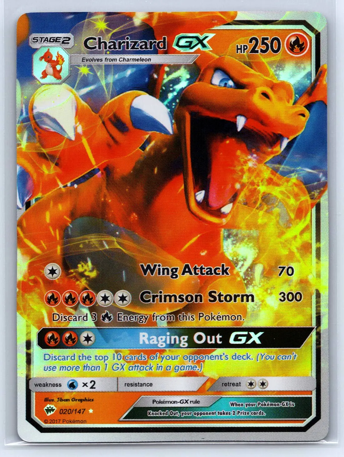 Pokemon FanArt Charizard GX Custom Card