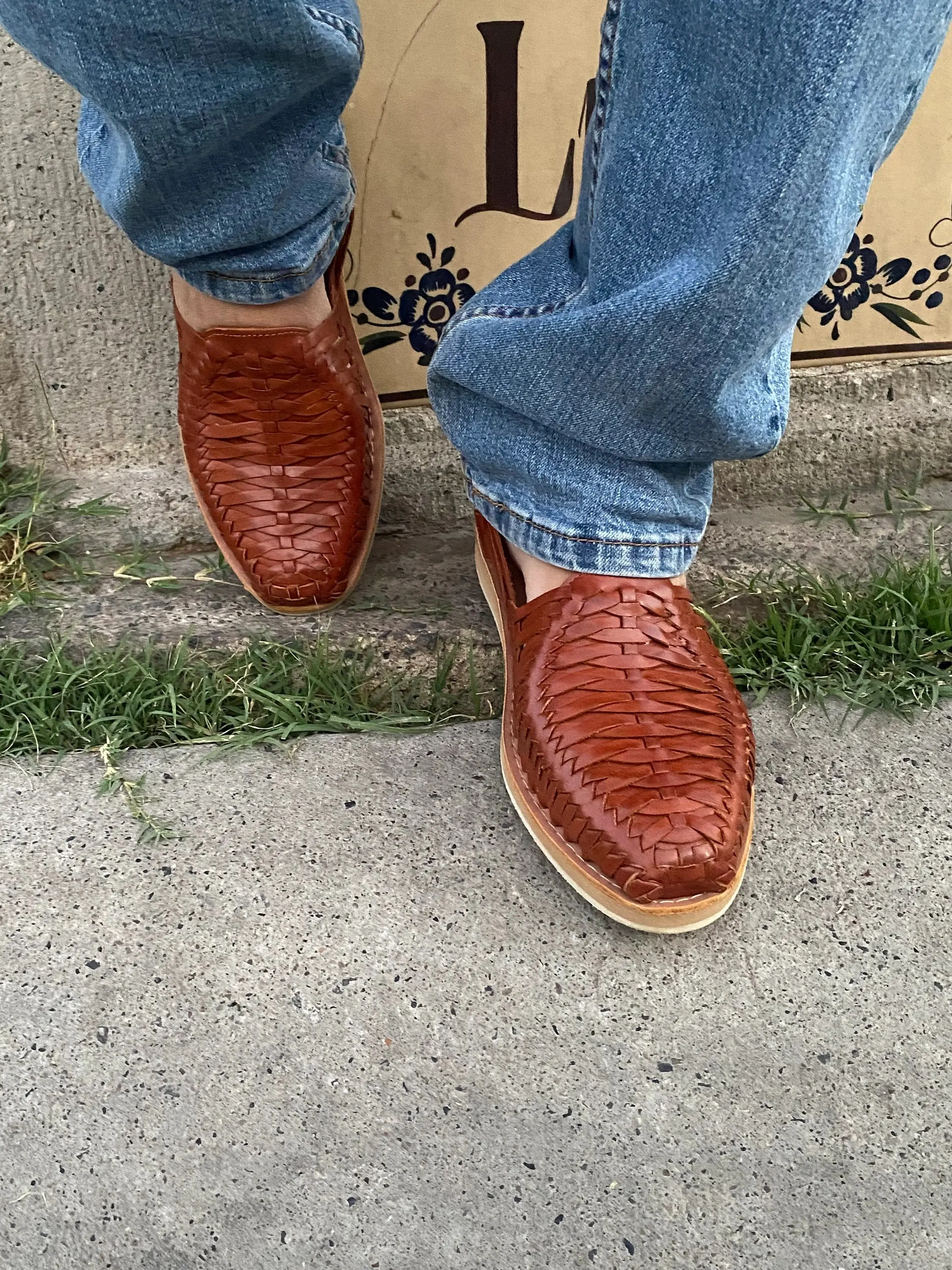 Mens Huarache Sandal ~ All Sizes Boho- Hippie Vintage ~ Mexican Style ~ Colorful Leather ~ Mexican Huaraches ~ Shoes ~ Shoes Leather