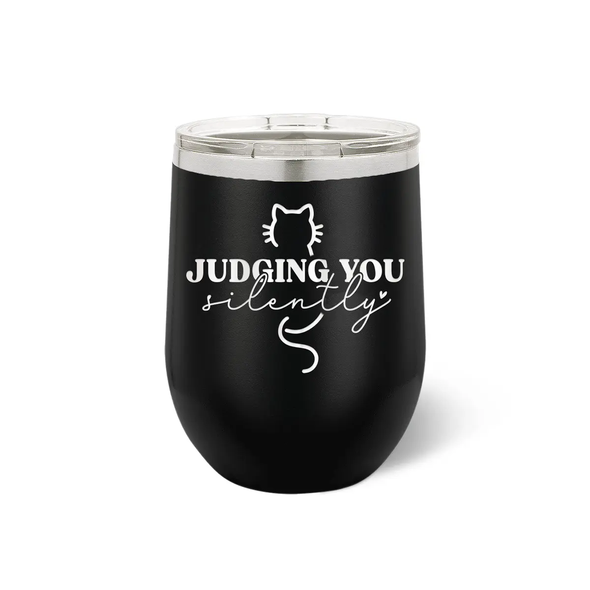 Viv&Lou Cat Judging You Silently 12oz. Insulated Tumbler