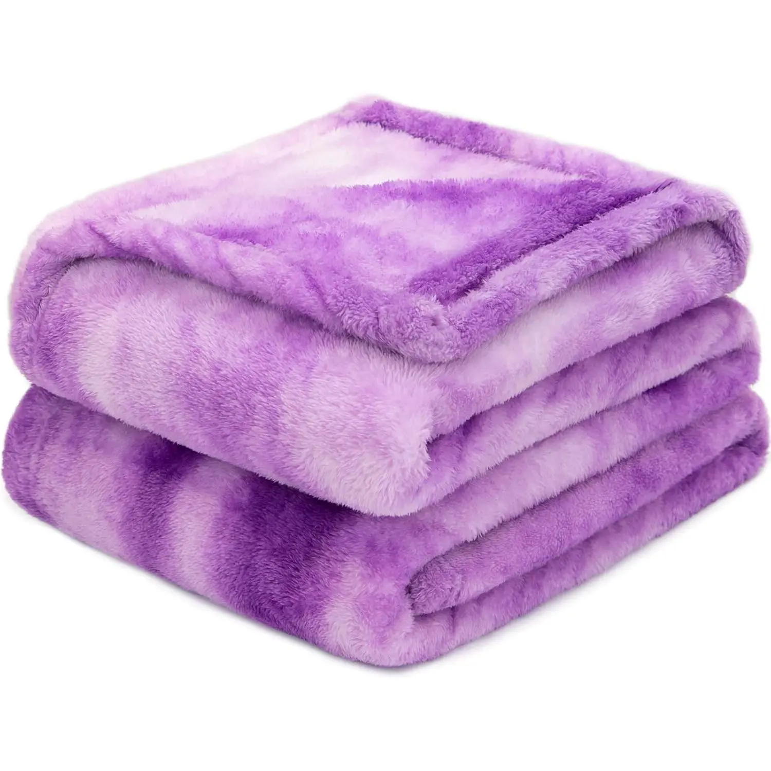 Fleece Blanket Purple Throw Blanket - 300GSM Throw Blanket for Couch, Sofa, Bed, Soft Lightweight Plush Cozy Microfiber Blankets & Throws