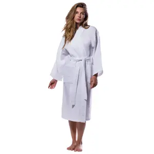 Turquaz Robes For Women Lightweight Unisex Waffle Kimono Nightwear Loungewear