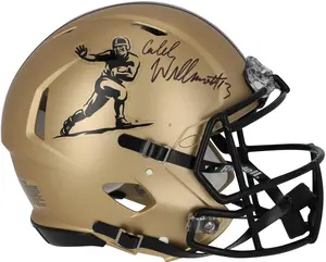 Caleb Williams USC Trojans Autographed 2023 Gold Riddell Heisman Authentic Helmet - Fanatics Authentic Certified
