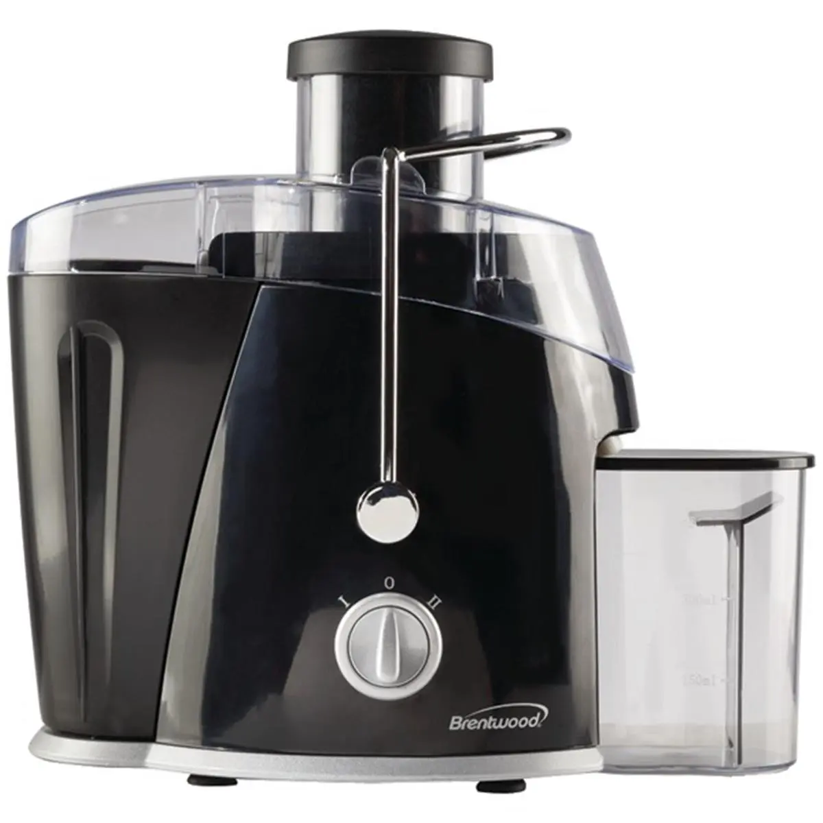 Brentwood Fruit Juice Extractor - 400W Power Countertop Juicers, 2-Speed Juicing Household Kitchen Appliance with Wide Feeder, Two-Speed Juicing