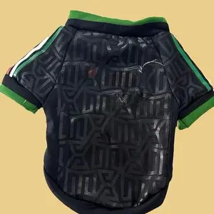 Black Mexico Dog Jersey para mascotas perros