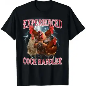 Funny Chicken Handler T-Shirt – Humorous Farm Tee for Men