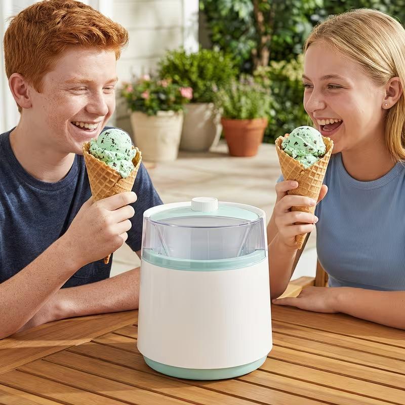 27.05oz Ice Cream Maker. for Homemade Healthy Ice Cream, Smoothies And Frozen Yogurt. Easy to Operate And Clean. Perfect for Home Use And Holiday Gifting. A Summer Essential.