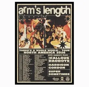 Arm’s Length North America Tour 2026 Poster