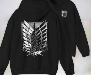 Anime Hoodie - Attack On Titan, Wings Of Freedom, Manga Anime Gift, Shingeki No Kyojin1