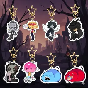 Roblox Forsaken Acrylic Keychain, Guest 1337 John Doe Noob Shedletsky C00lkidd Elliot, Forsaken Character Keychains, Cute, Durable, And Perfect For Bags, Keys, Or Gifts