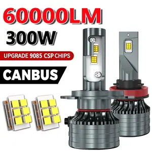 2-Pack Car LED Bulbs, Led Headlight Bulbs, H1 H8 H11 Hb3 Hb4 9005 9006 H4 H7, Automotive Running Lights, Signal Lamps, Durable & Energy Efficient