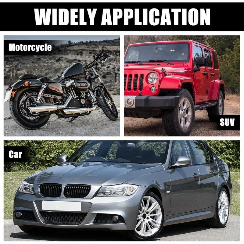 2pcs XL Size Aluminum Alloy Universal Turbo Sound Exhaust Muffler Pipe Whistle Car Roar Maker Red