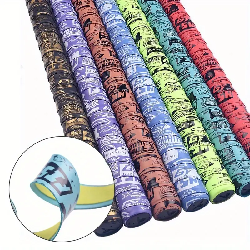 Pro Tennis Grip Tape, Anti-Sweat 200cm/78.7inch Sport Wrap Tape for Bicycle Handlebars, Fishing Rods