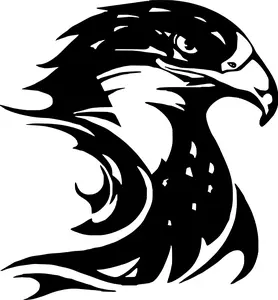 Eagle Head Decal - Long Lasting for Home Decor Decorative Stickers