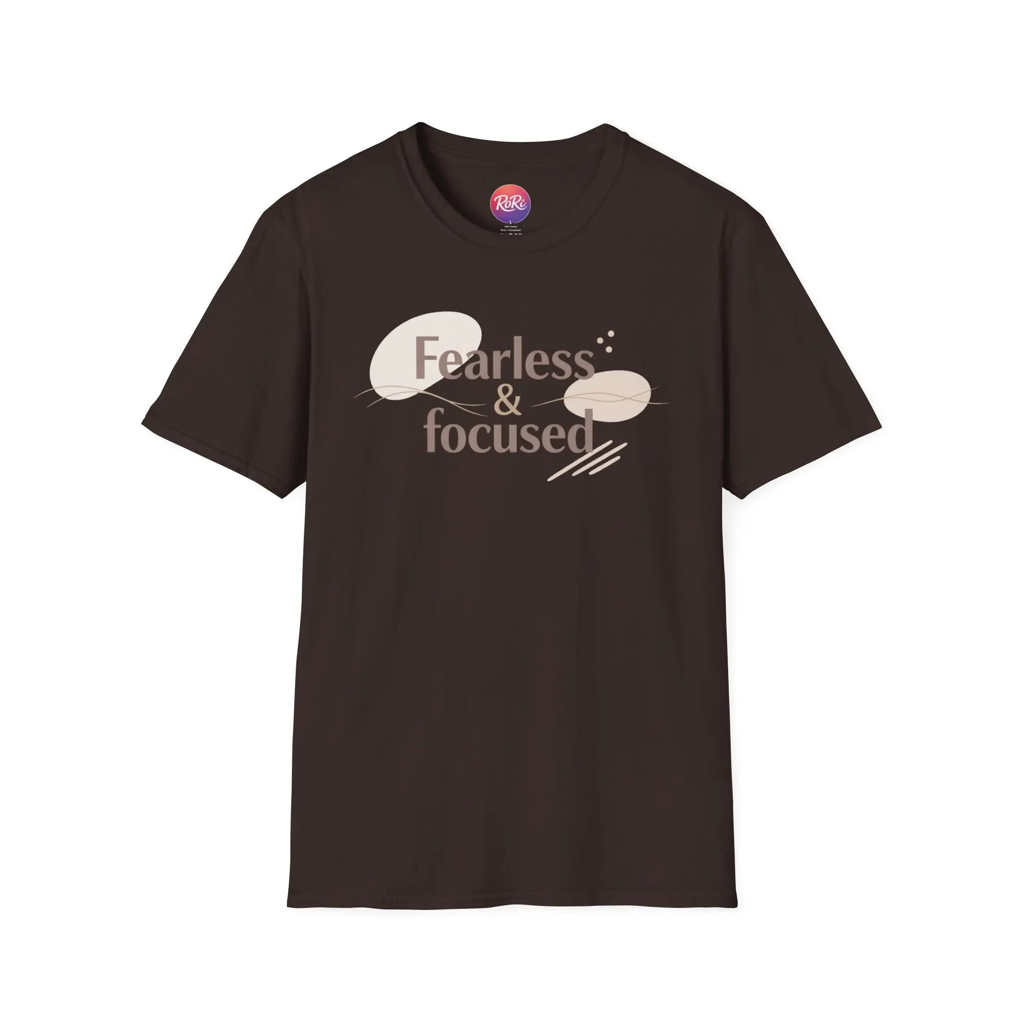 Fearless & Focused Graphic Tee — Motivational Inspirational T-Shirt