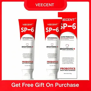 Veecent SP-6 Probiotic Toothpaste, Enamel Repair Oral Care for Long-Lasting Fresh Breath